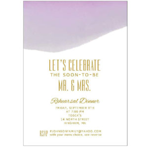 rehearsal dinner invitation